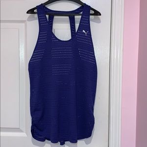 Navy Puma workout tank